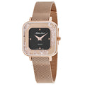 Mathey Tissot Women's Gemina Black Dial Watch
