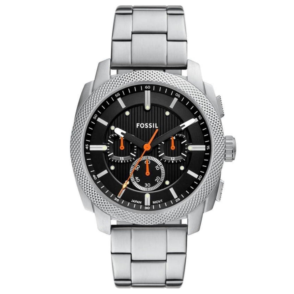Fossil Men's Machine Black Dial Watch