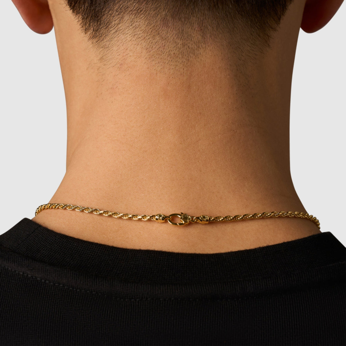 Rope (18ct Gold) 3mm | Sterling Silver