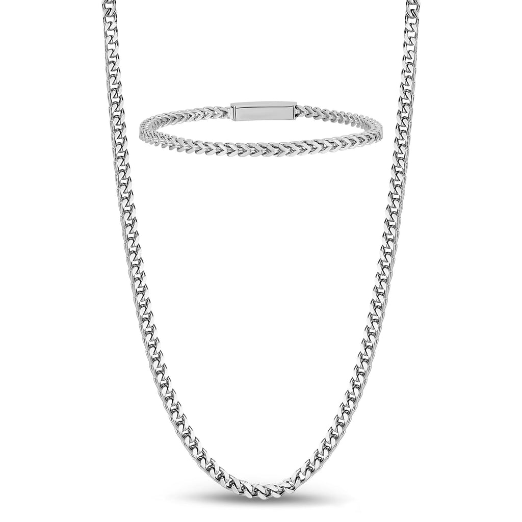 3mm Franco Set | Silver