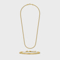 Franco Chain + Bracelet (Gold) - 3mm