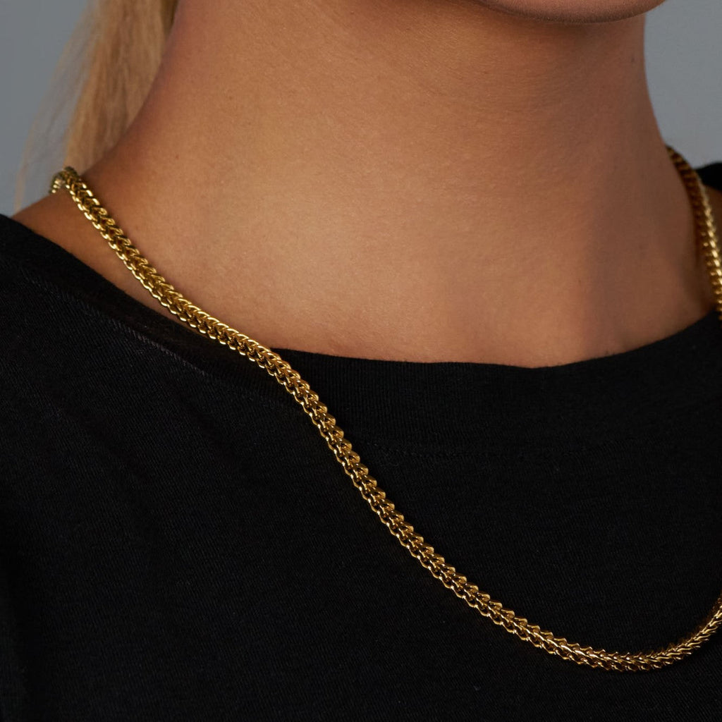 Women's Franco Chain (Gold) - 3mm