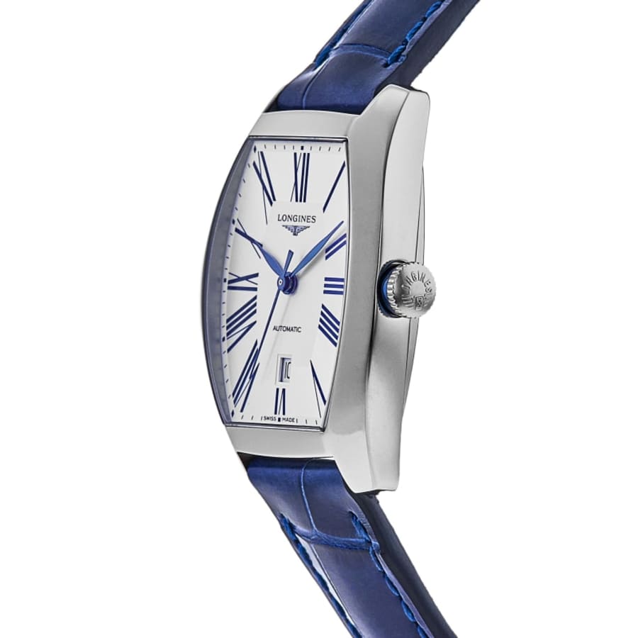 Longines Evidenza Automatic Silver Dial Leather Strap Women's Watch L2.142.4.70.2