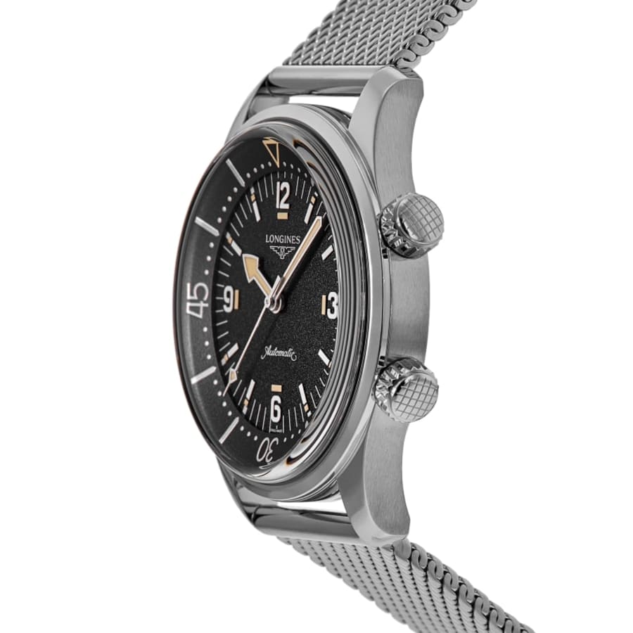 Longines Legend Diver 59 Black Dial Stainless Steel Men's Watch L3.795.4.59.9