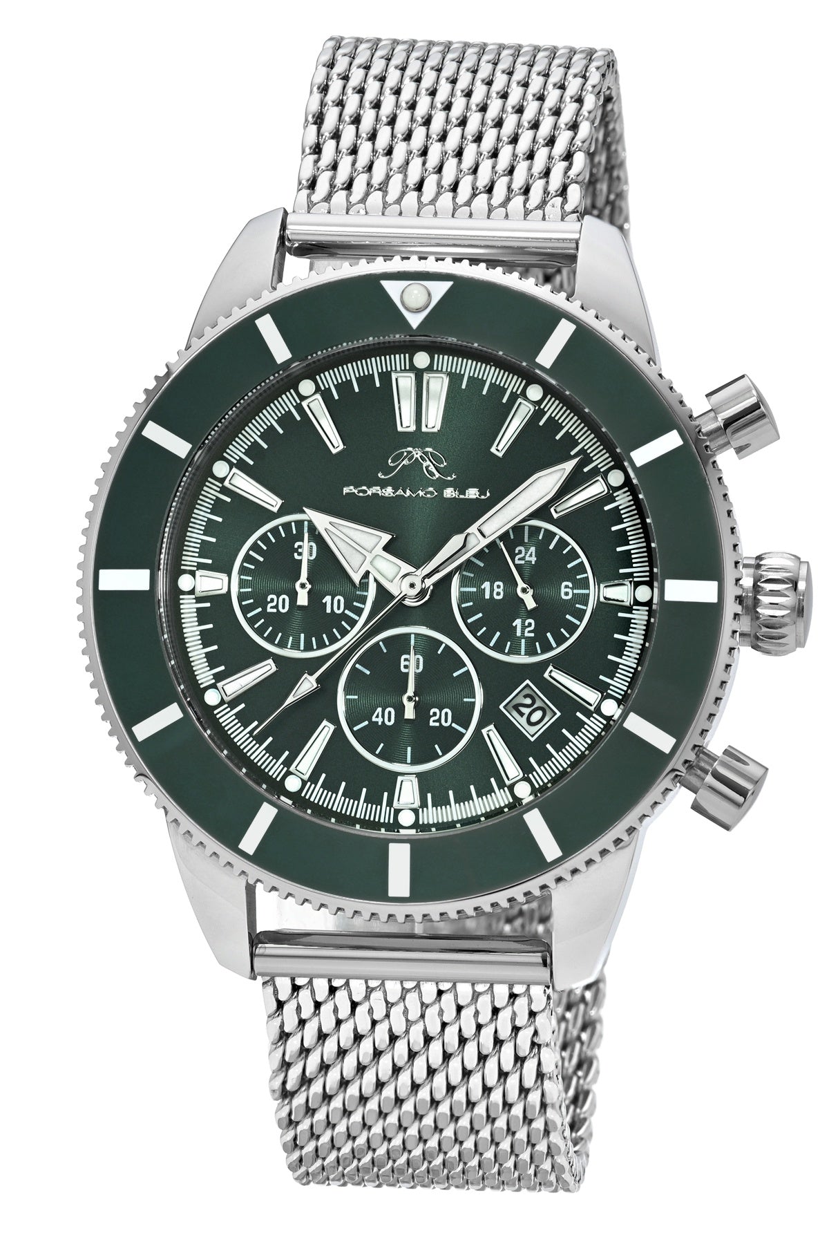 Porsamo Bleu Men's Brandon Stainless Steel Watch 1011EBRS