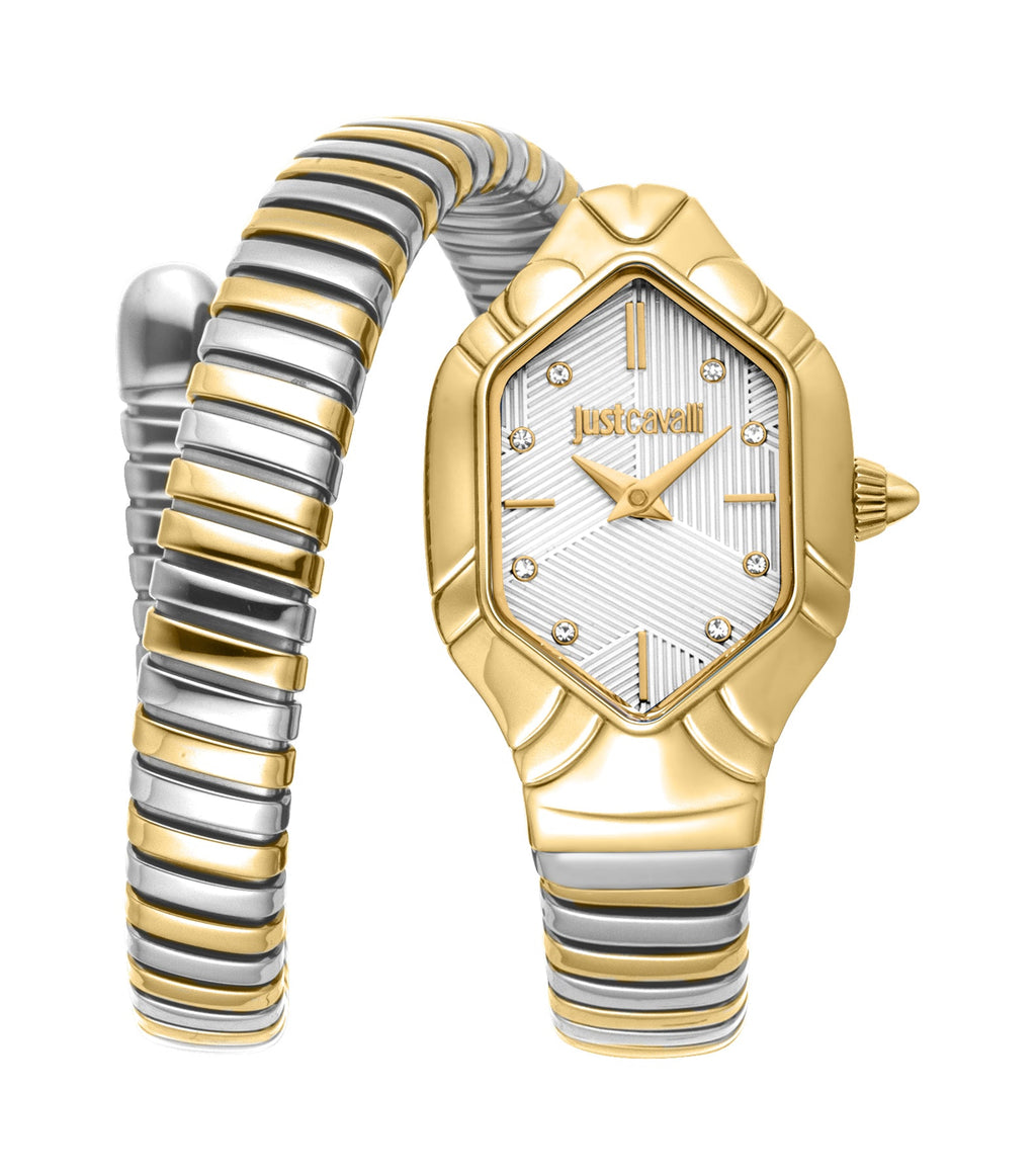 Just Cavalli Women's Snake 316L Stainless Steel Watch