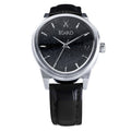 Egard Women's Dali F2 Silver Automatic Black Dial Watch