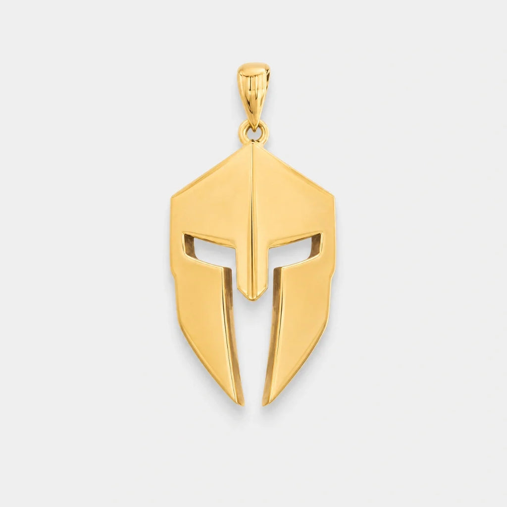 Spartan Helmet Pendant (Gold)