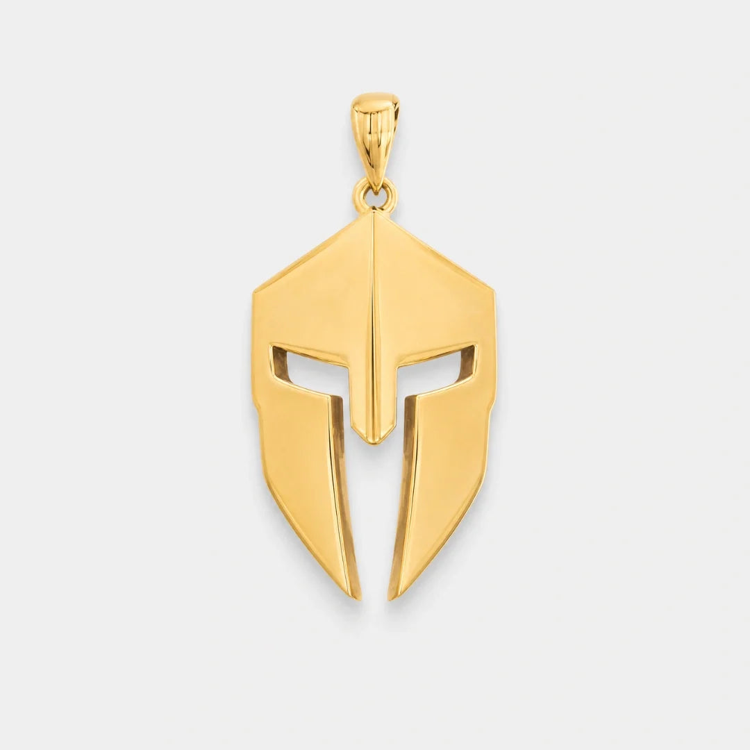 Spartan Helmet Pendant (Gold)