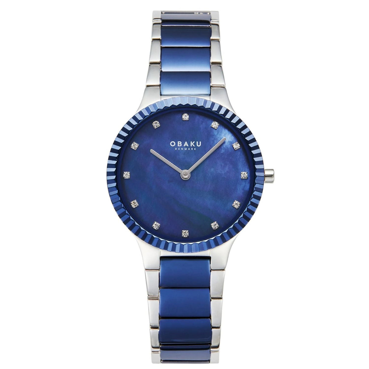 Obaku Women's Linje Blue Round 31mm