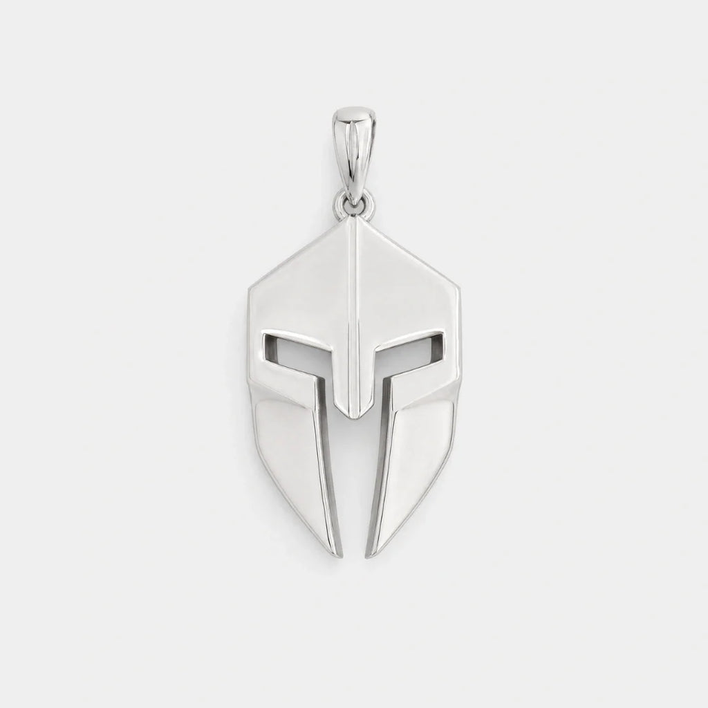 Spartan Helmet Pendant (Silver)