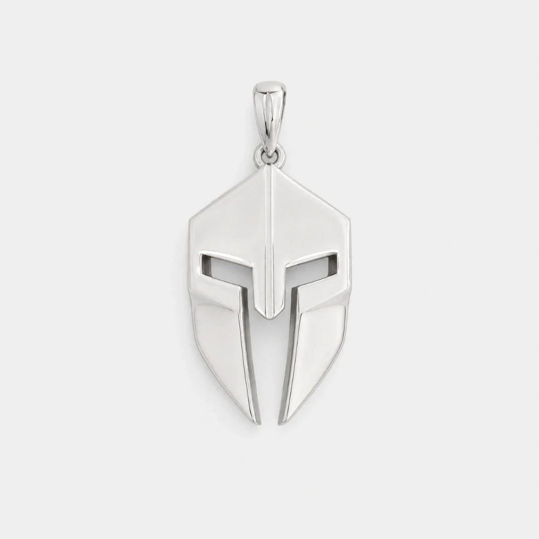 Spartan Helmet Pendant (Silver)