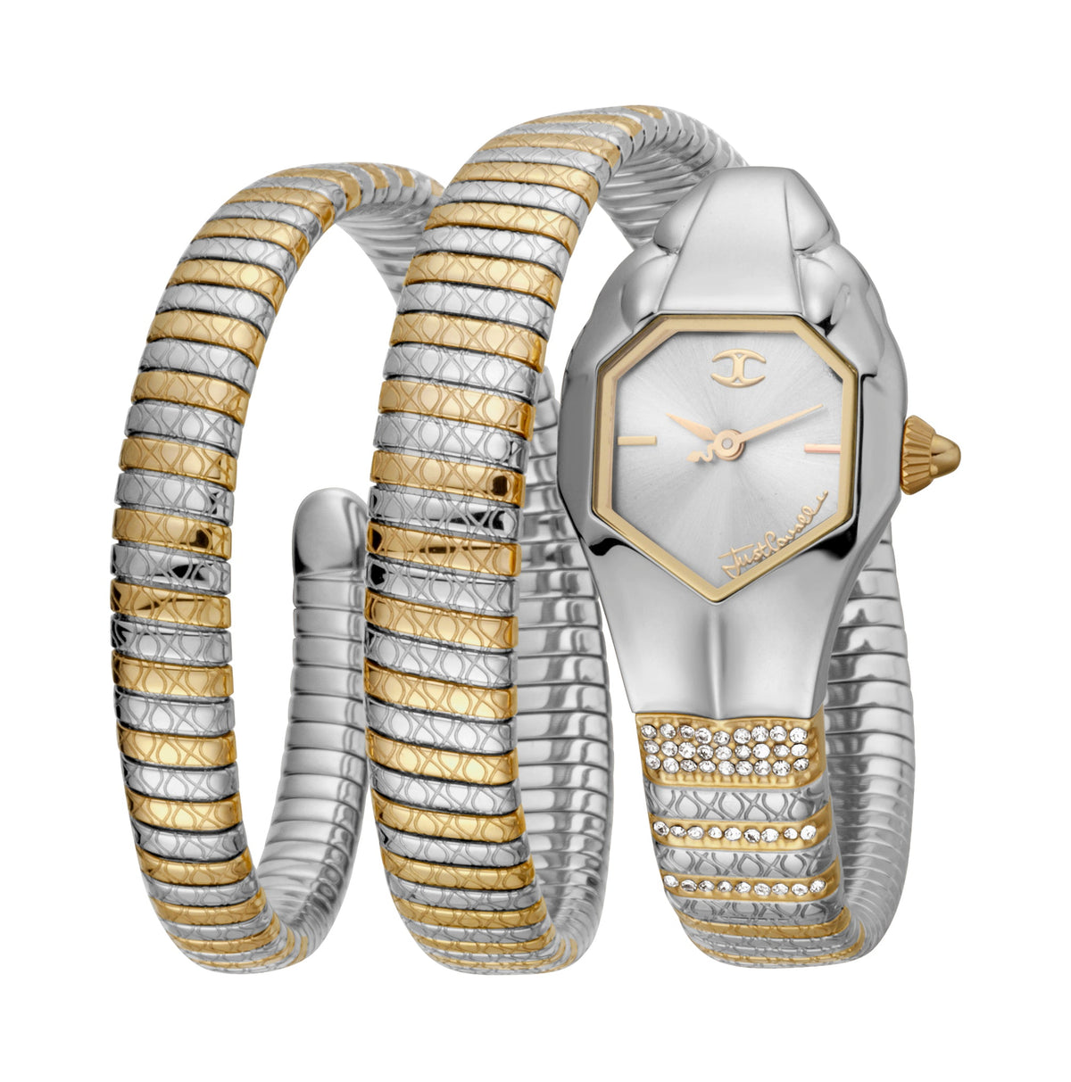 Just Cavalli Women's Glam Snake 22mm Watch JC1L112M0045