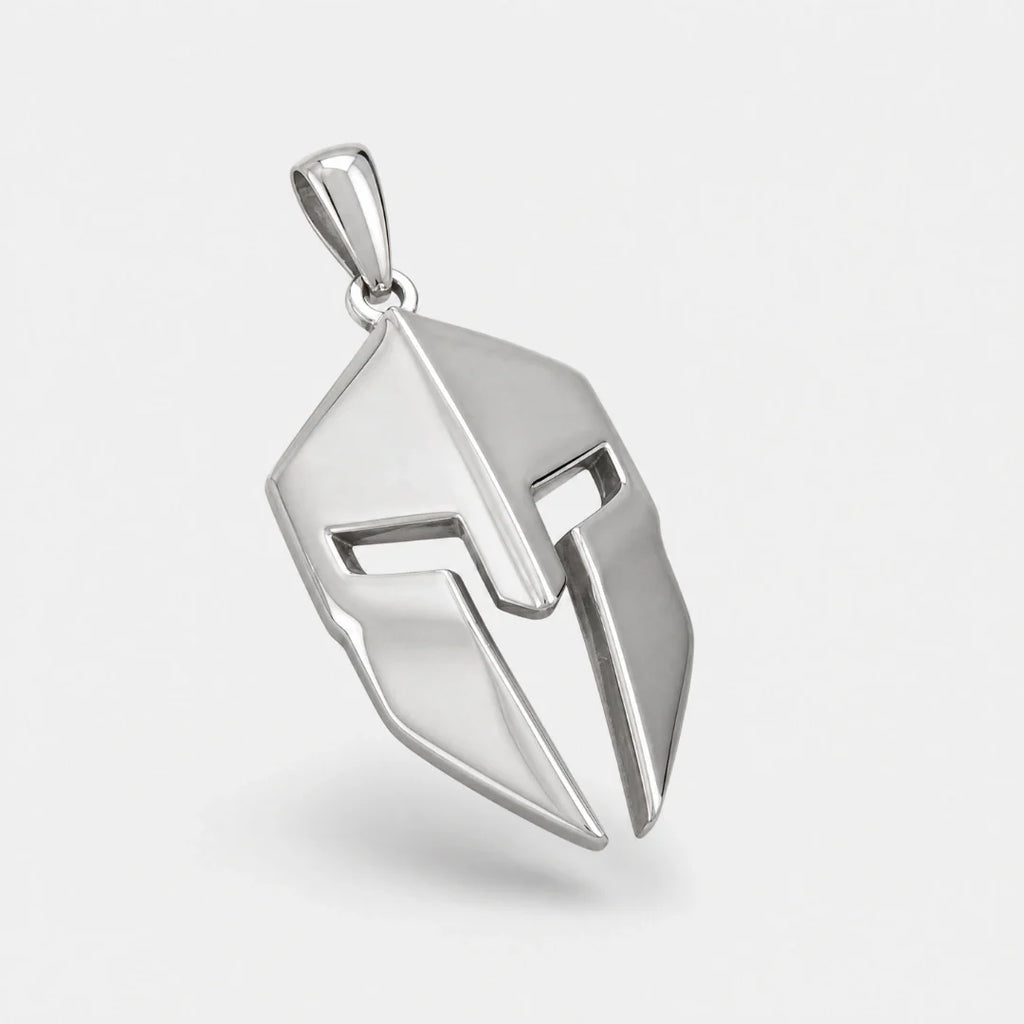 Spartan Helmet Pendant (Silver)
