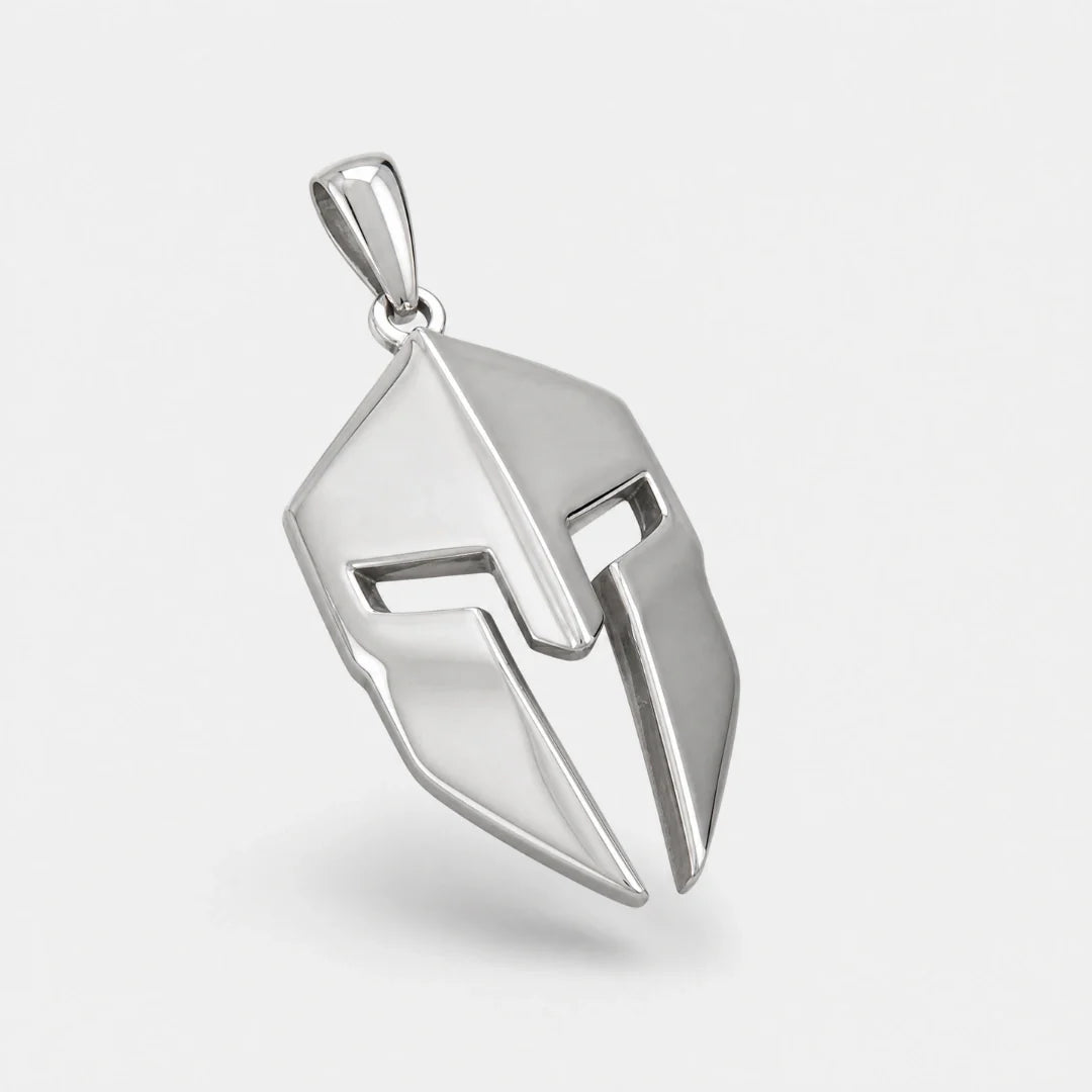 Spartan Helmet Pendant (Silver)