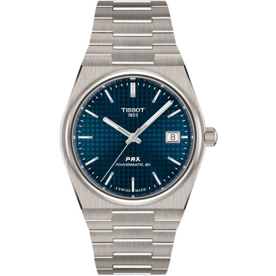 Tissot PRX Automatic Blue Dial Titanium Men's Watch T137.807.44.041.00