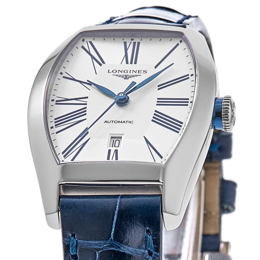 Longines Evidenza Automatic Silver Dial Leather Strap Women's Watch L2.142.4.70.2