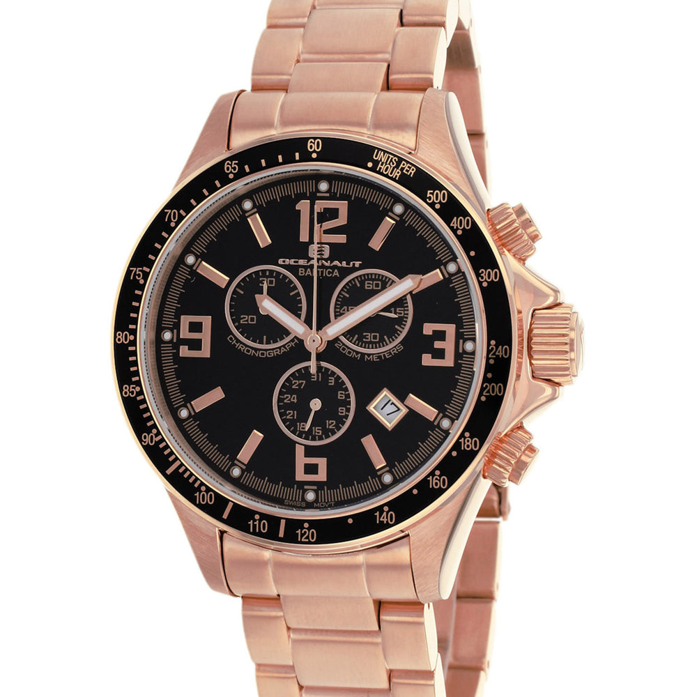 Oceanaut Men's Baltica Black Round 42mm