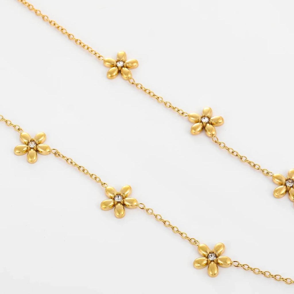 Multi Flower Necklace
