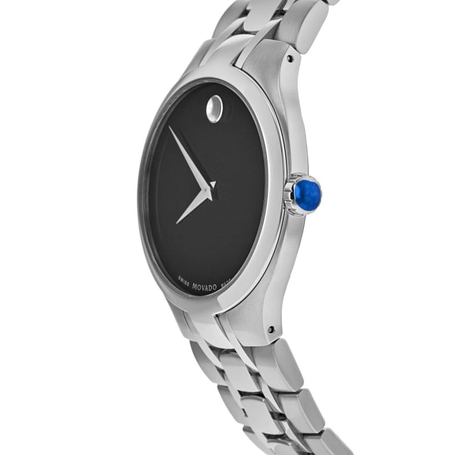 Movado Museum Black Dial Stainless Steel Men's Watch 0606367