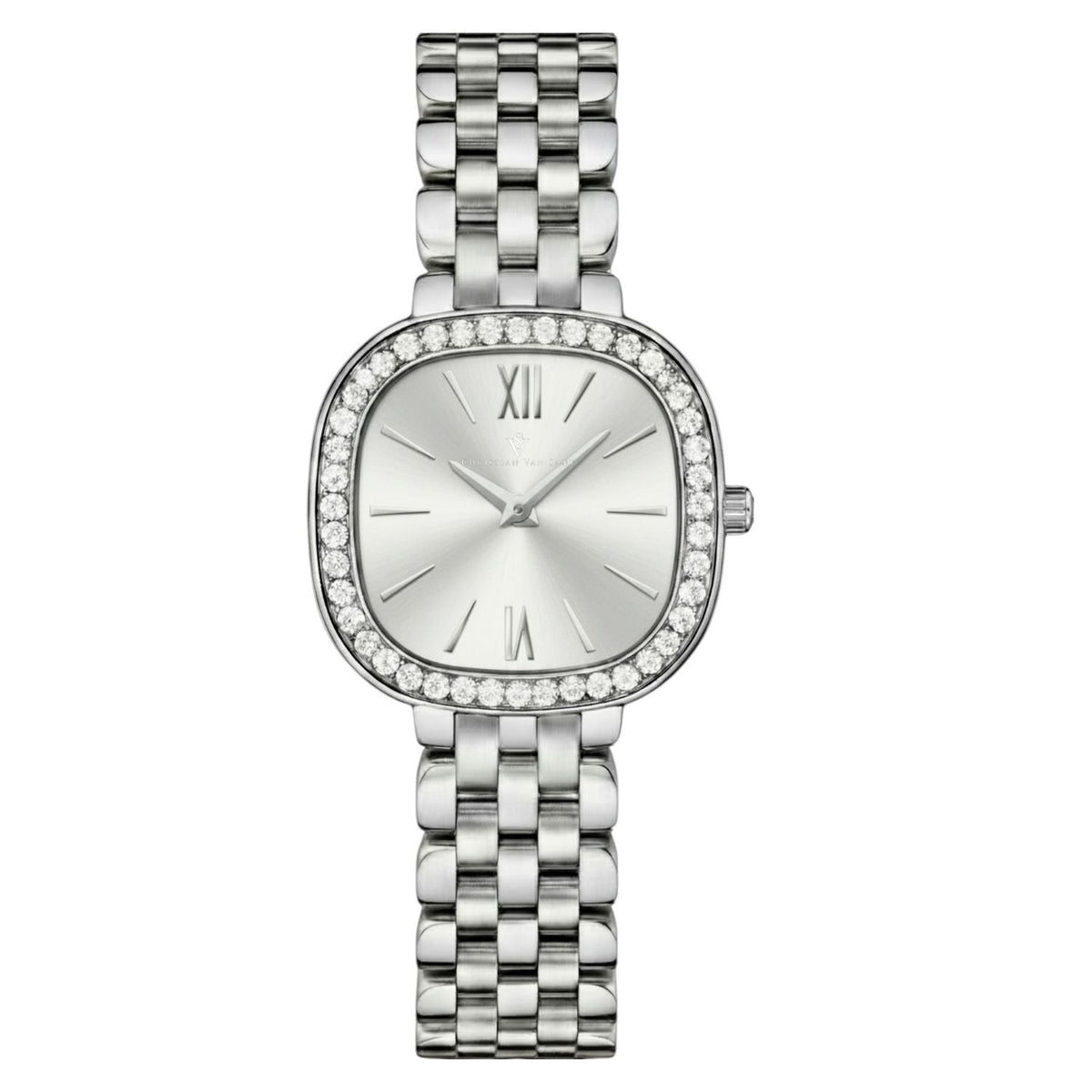 Christian Van Sant Women's Rivoli White Square 24mm
