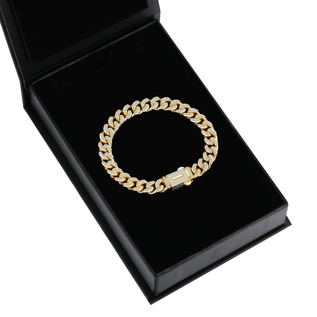 Iced Cuban Link Bracelet - 8mm