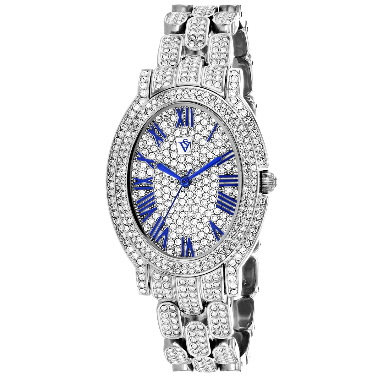 Christian Van Sant Women's Amore Silver Oval 35mm