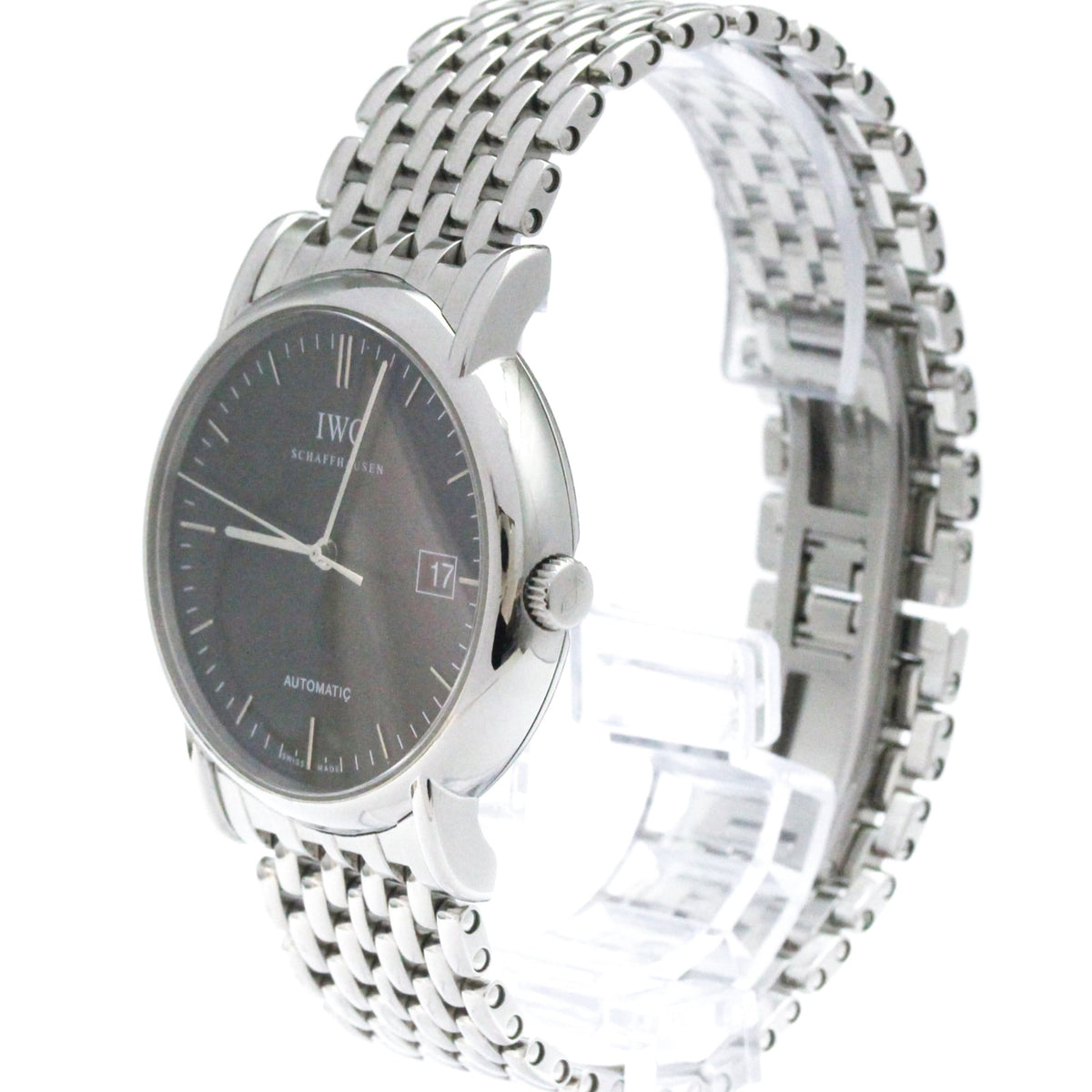 Iwc Schaffhausen Portofino Automatic Stainless Steel Watch (Pre-Owned)