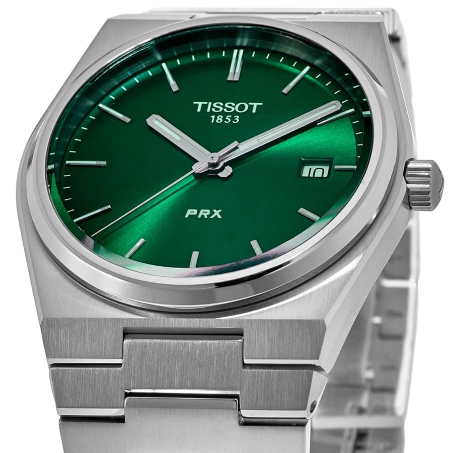 Tissot PRX Quartz Green Dial Stainless Steel Men's Watch T137.410.11.091.00