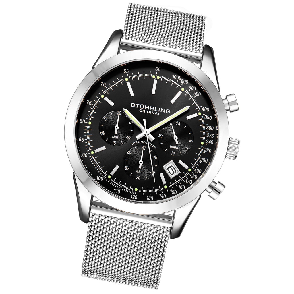 Preston 3975 Quartz 44mm Chronograph