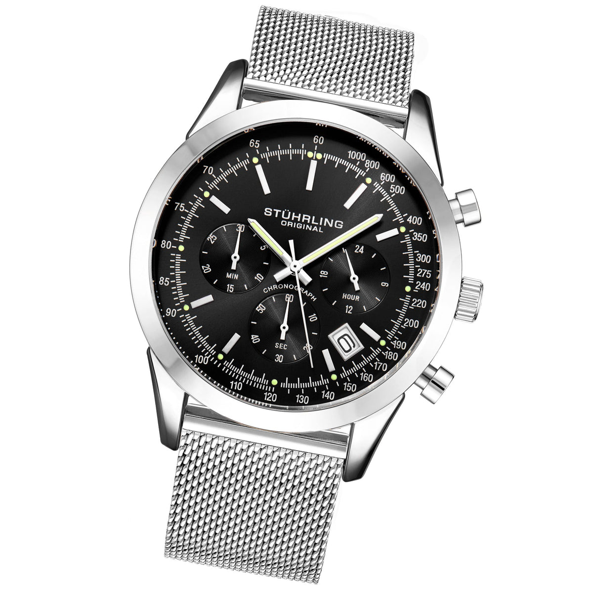 Preston 3975 Quartz 44mm Chronograph