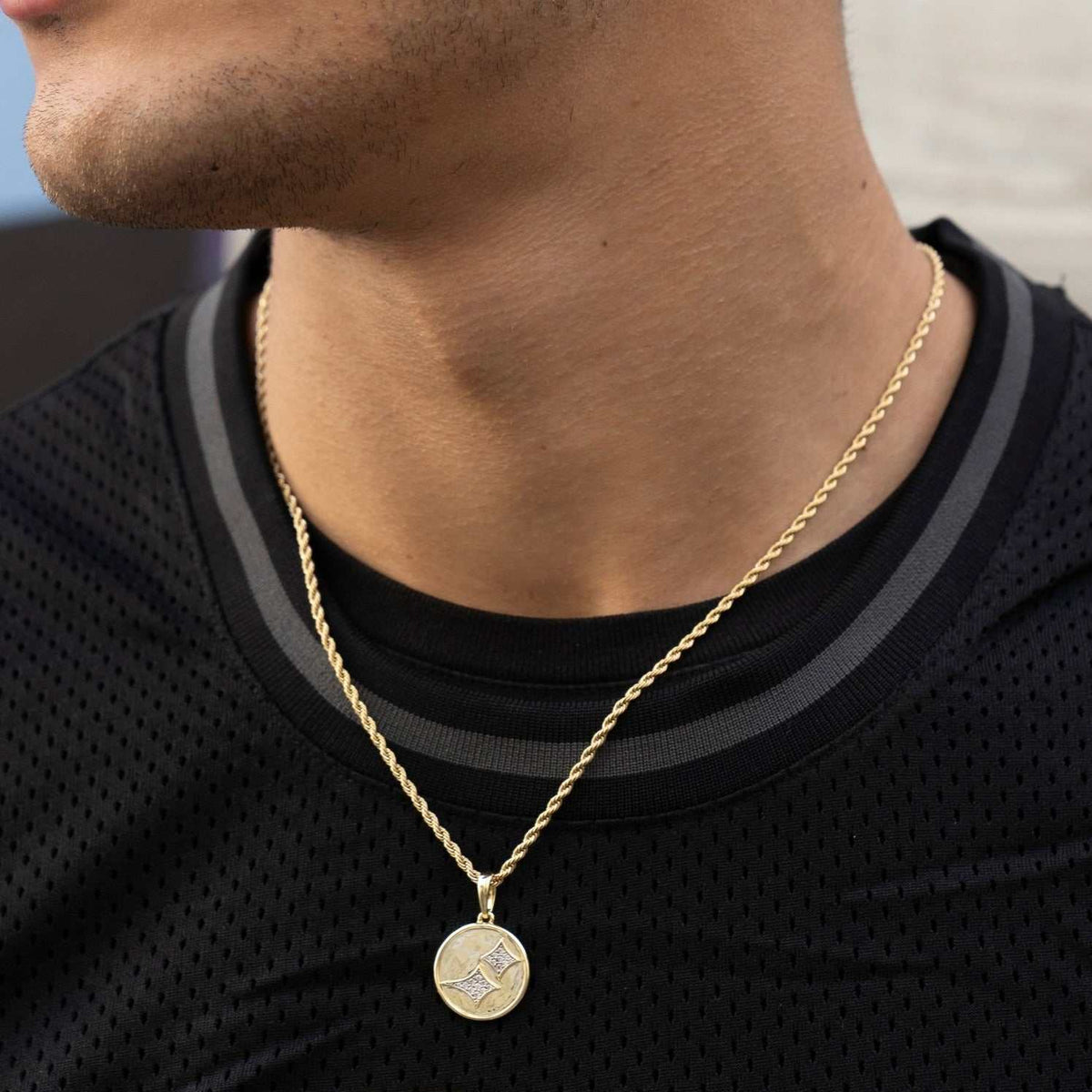GLD Stars Coin Pendant