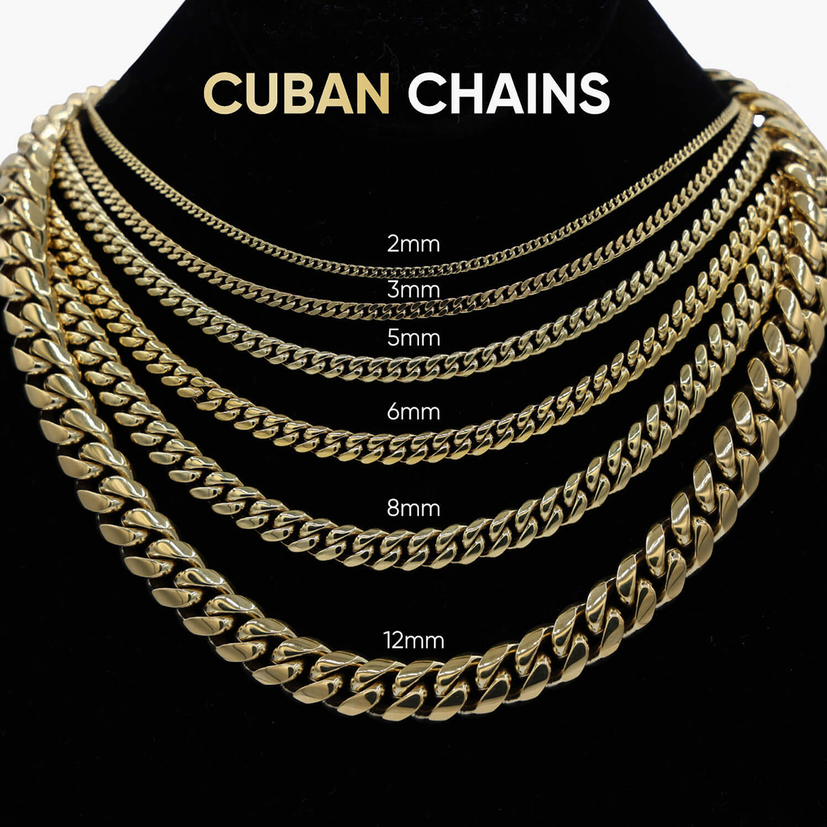 South Beach Cuban™ in White Gold- 8mm