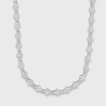 Honeycomb Tennis Chain (Silver) - 6.5mm