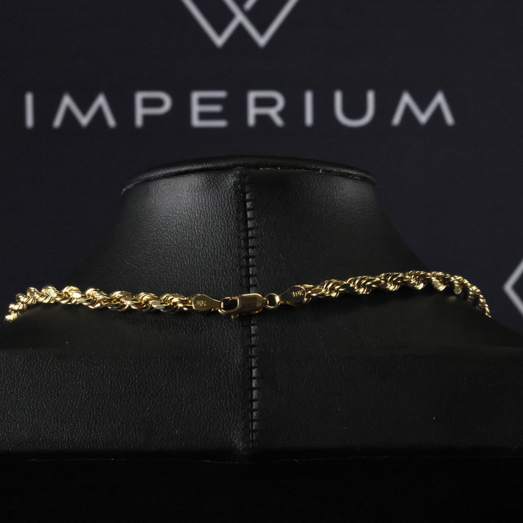 Solid Gold Rope Chain - 5mm