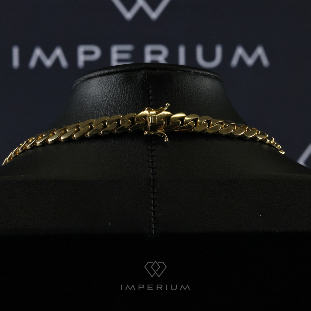 Solid Gold Miami Cuban Link Chain - 8mm