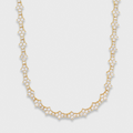 Honeycomb Tennis Chain (Gold) - 6.5mm