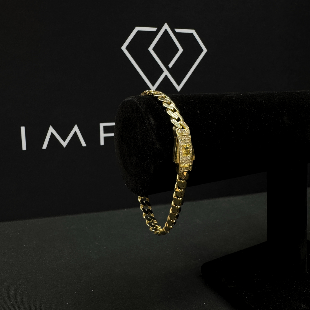 Solid Gold Cuban Link Bracelet - 7mm