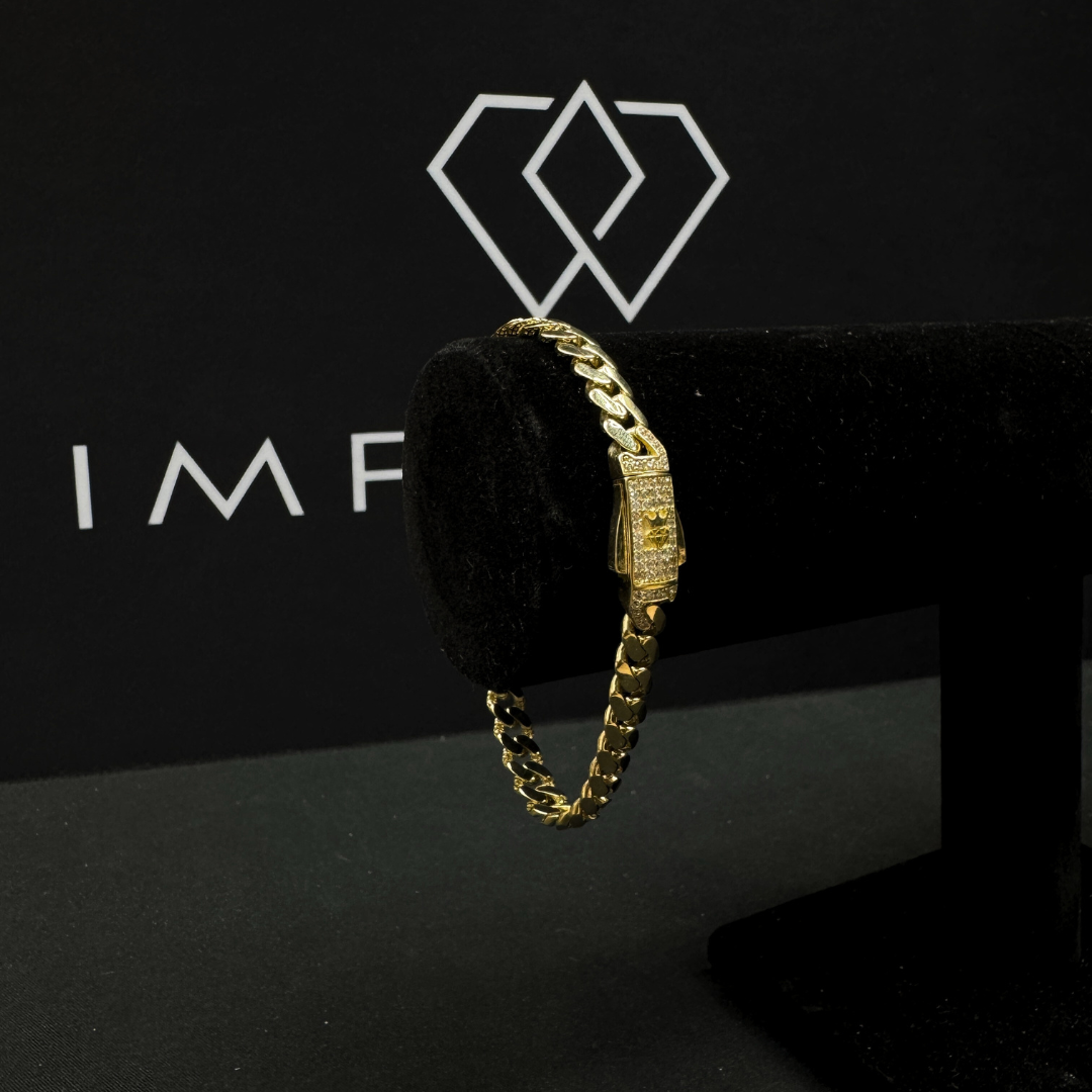 Solid Gold Cuban Link Bracelet - 7mm