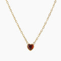 Heart Birthstone Necklace