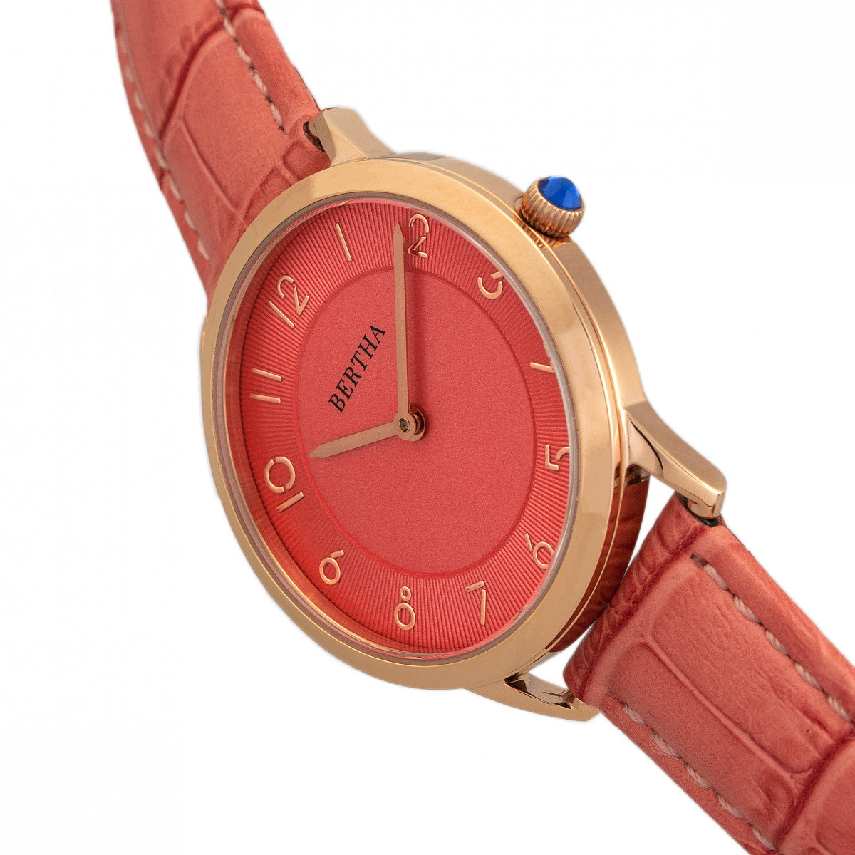 Abby Swiss Leather-Band Watch
