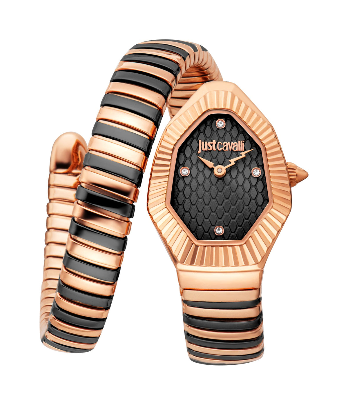 Just Cavalli Women's Snake 316L Stainless Steel Watch