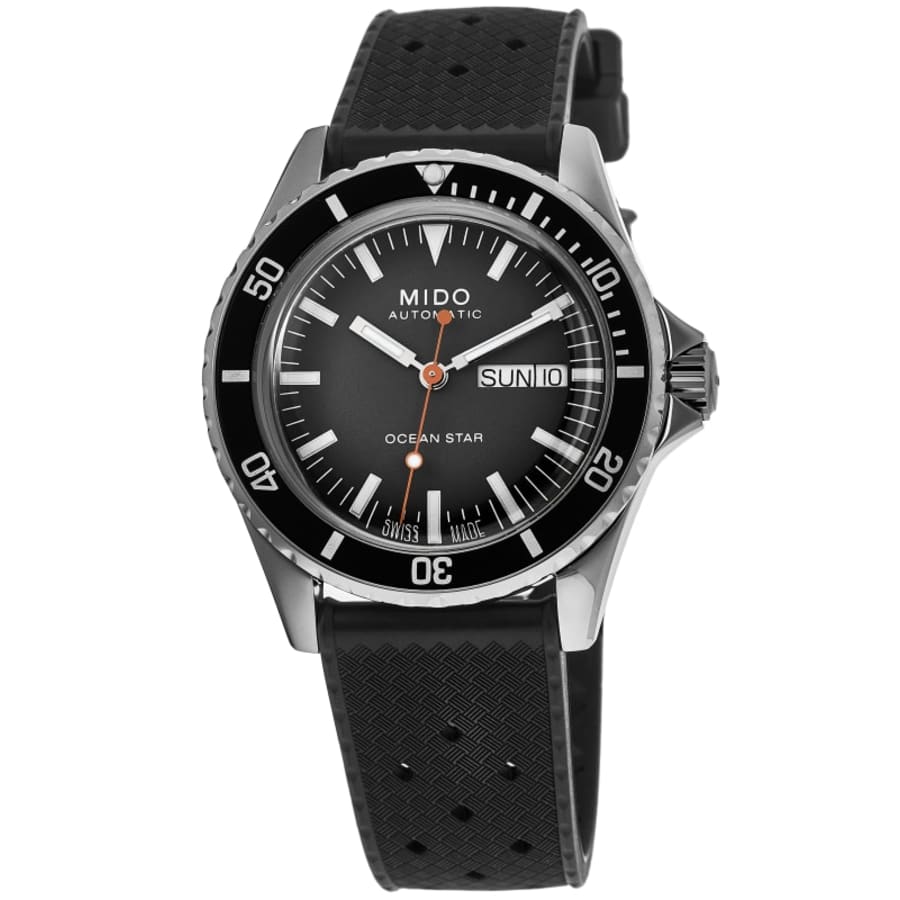 Mido Ocean Star Tribute Gradient Grey Dial Rubber Strap Men's Watch M026.830.17.081.00