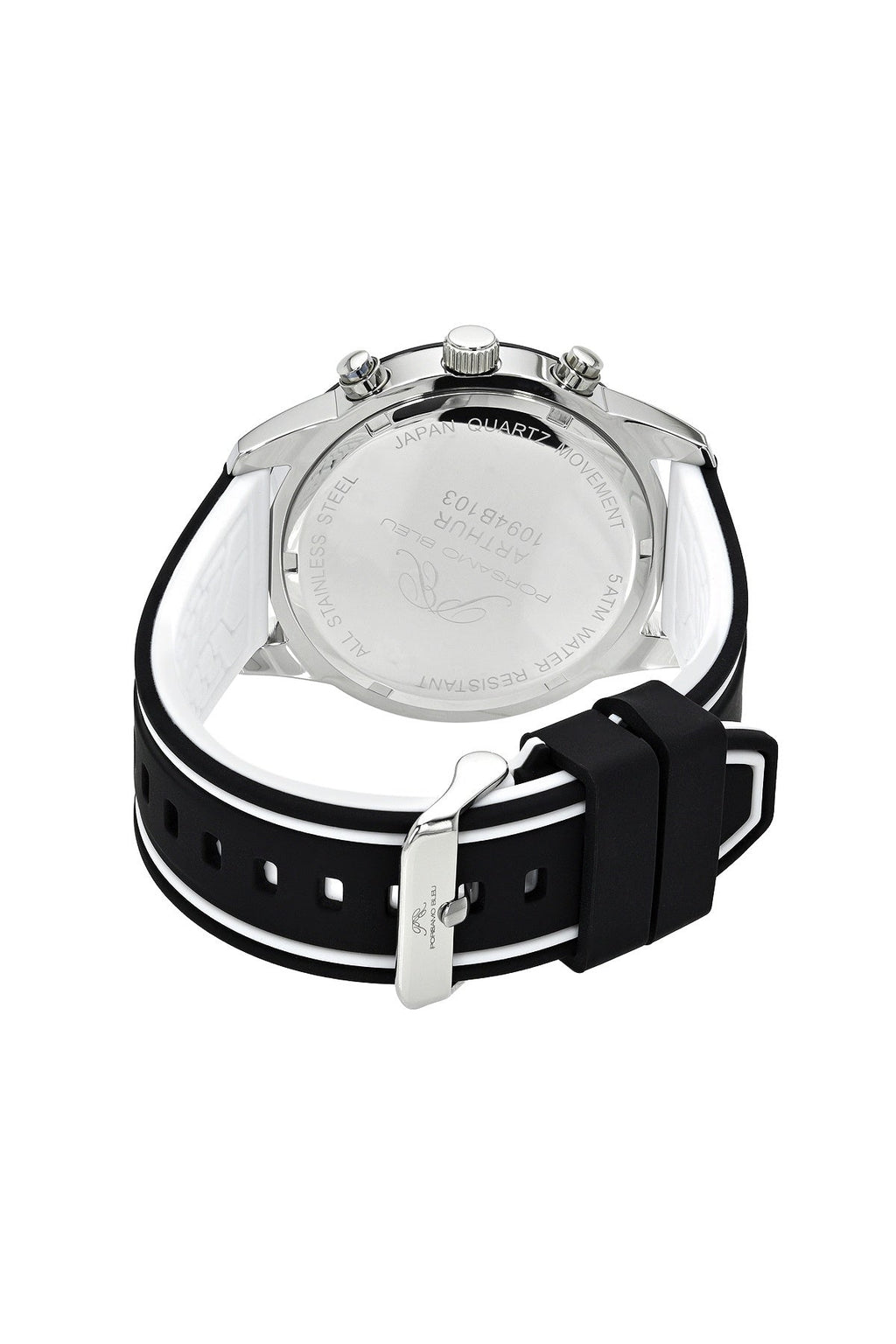 Porsamo Bleu Men's Arthur Silicone Strap Watch, 1094BARR
