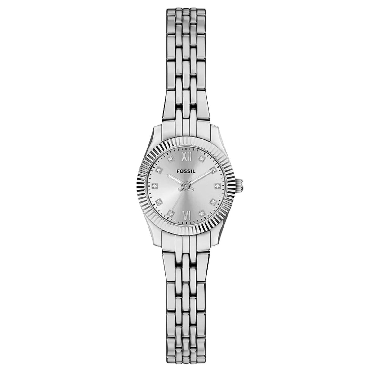 Fossil Women's Scarlette Mini Silver Dial Watch