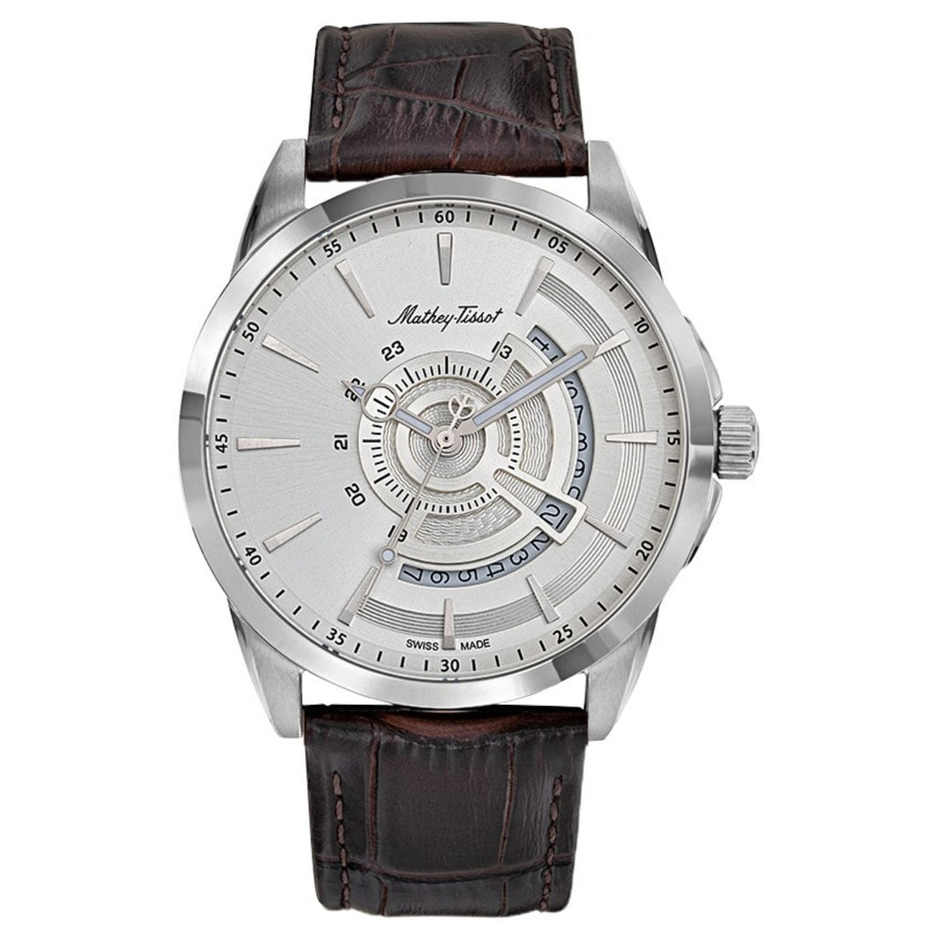 Mathey-Tissot Men's Mondo Silver Dial Watch