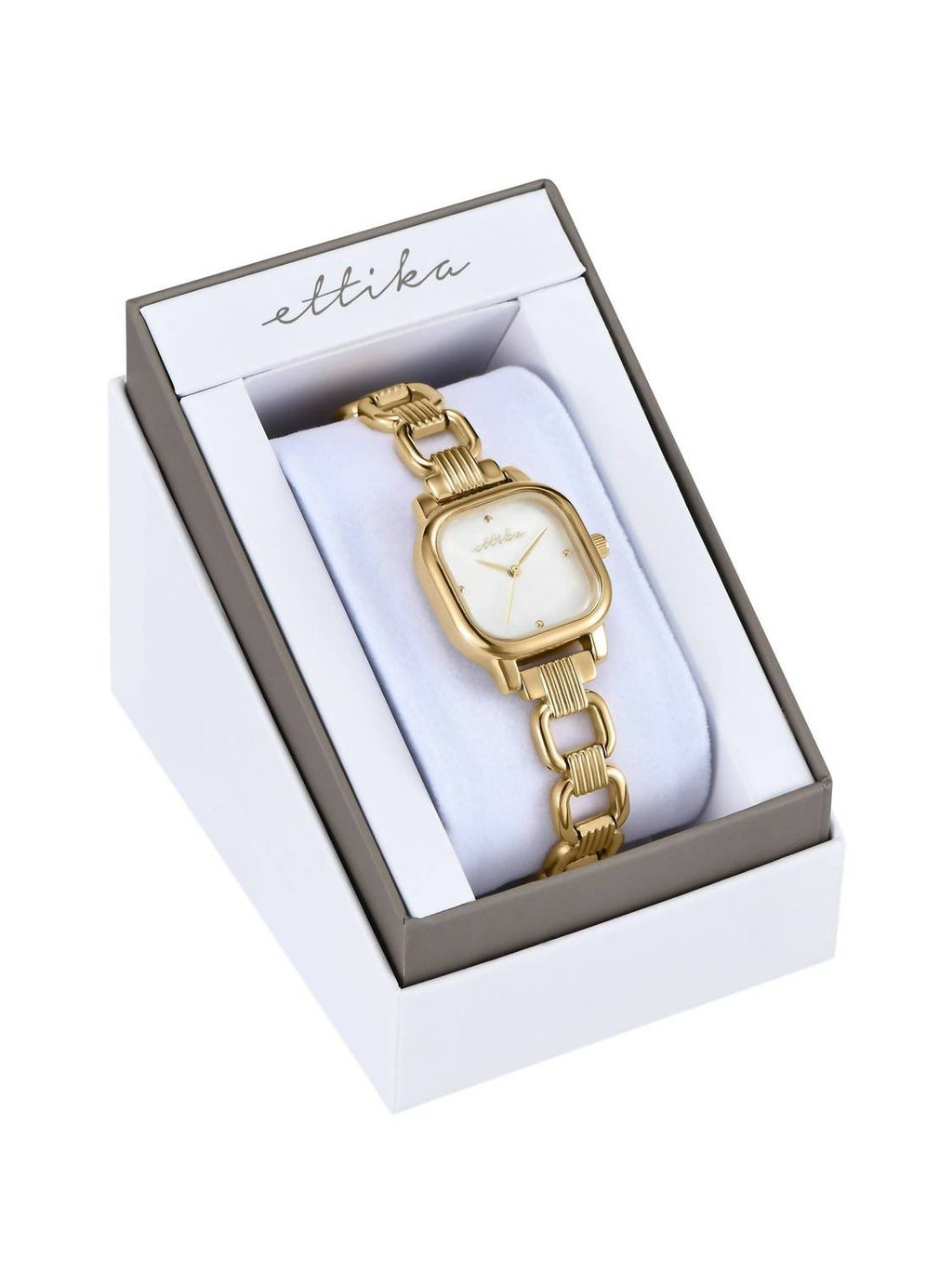 Women's Classic Square Bracelet Watch In Gold
