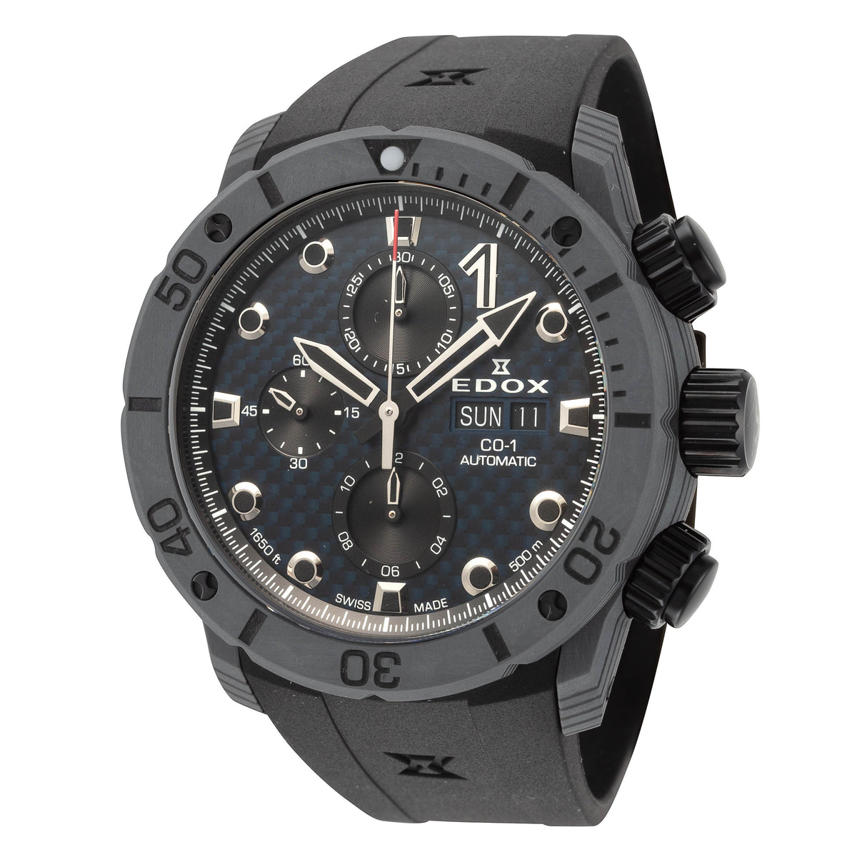 Edox Men's CO-1 45mm Automatic Watch