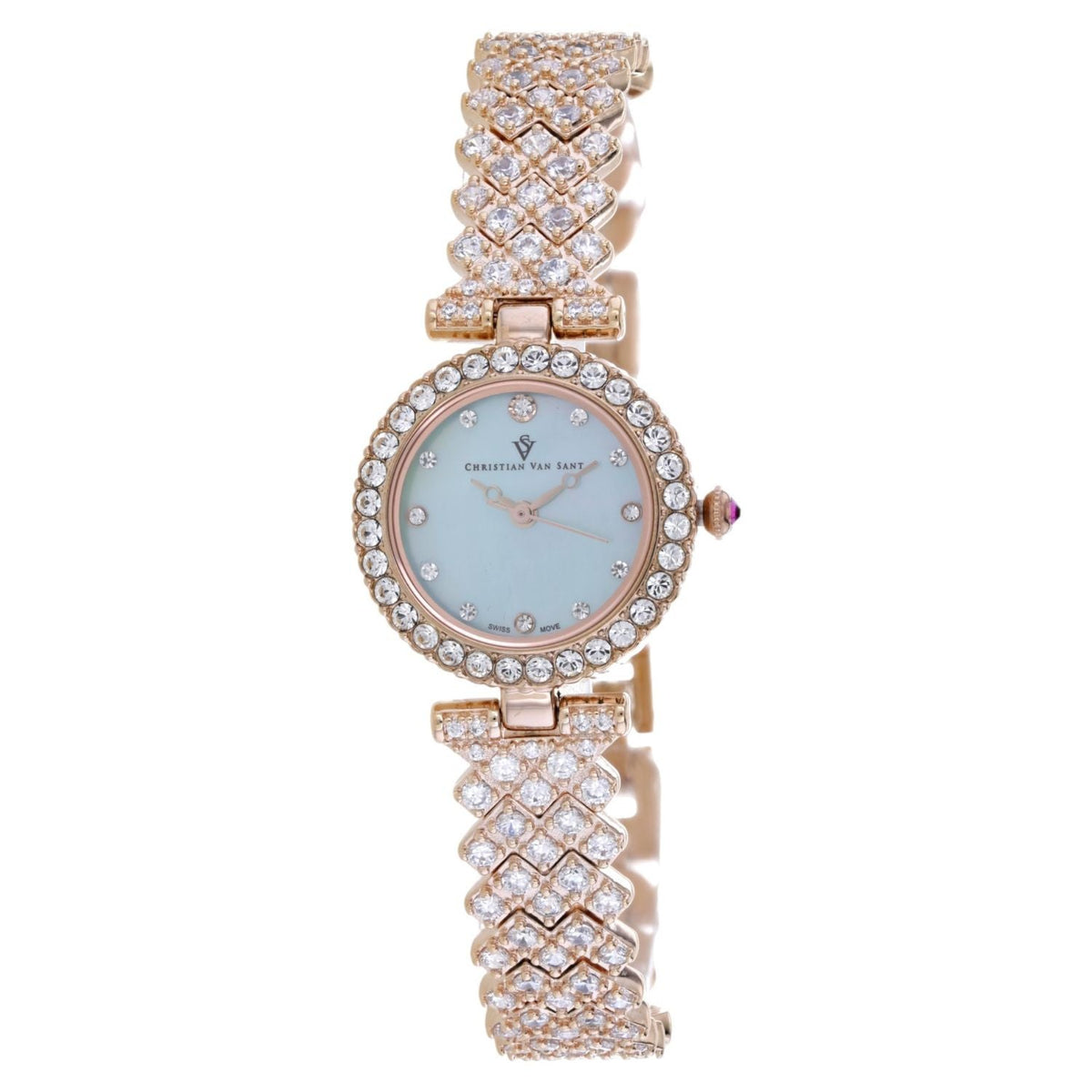 Christian Van Sant Women's Romana Blue Dial Watch