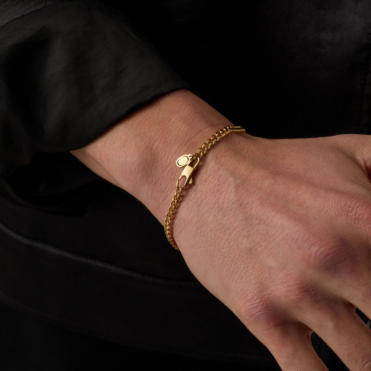Cuban Bracelet (Gold) 4mm